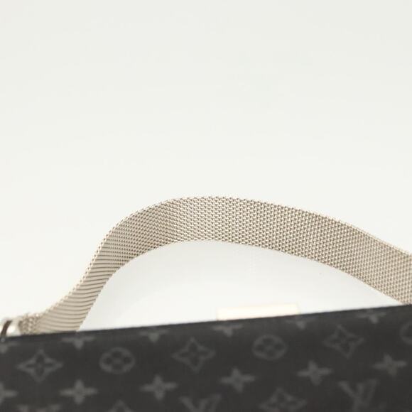 LOUIS VUITTON Monogram Satin Ange GM Hand Bag Black M92100 - Picture 8 of 16